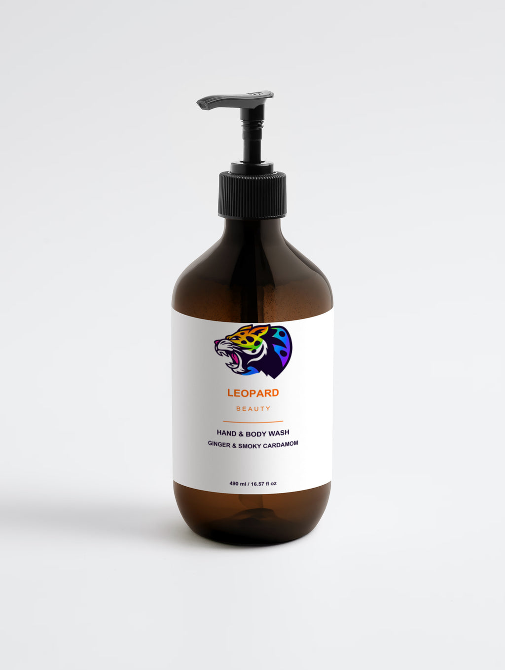 Detergente mani e corpo - Zenzero e cardamomo - Flacone ambrato