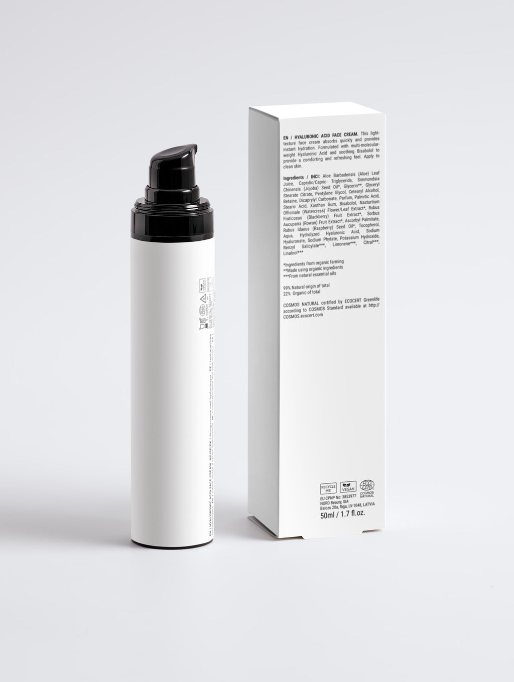 Crema viso uomo all’acido ialuronico