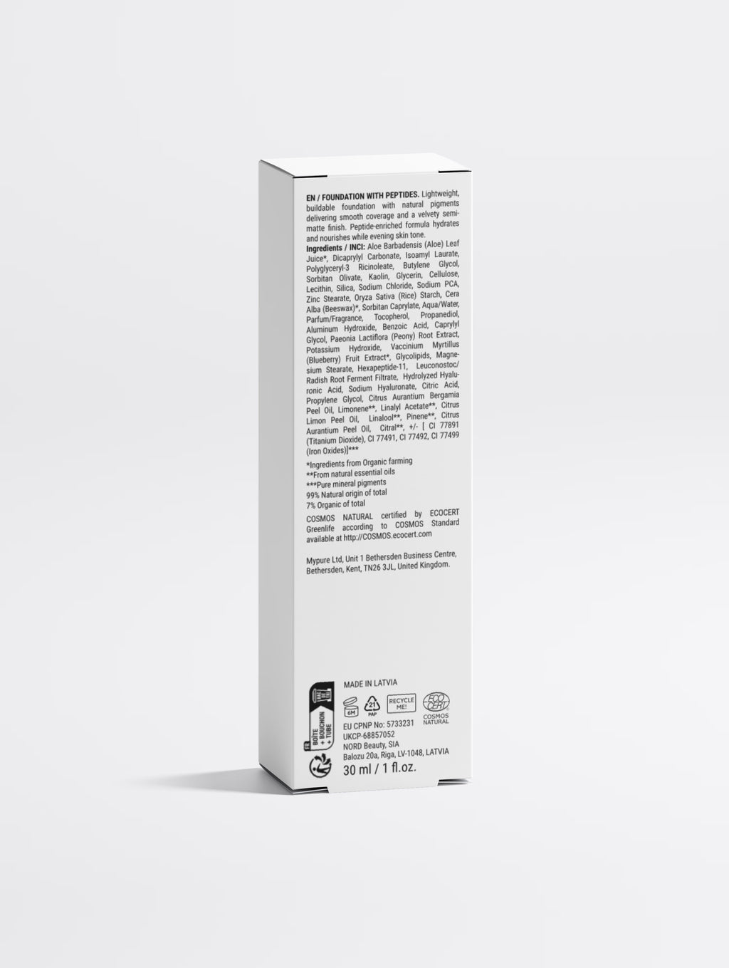 Fondotinta ai peptidi - 20 Medium Neutral