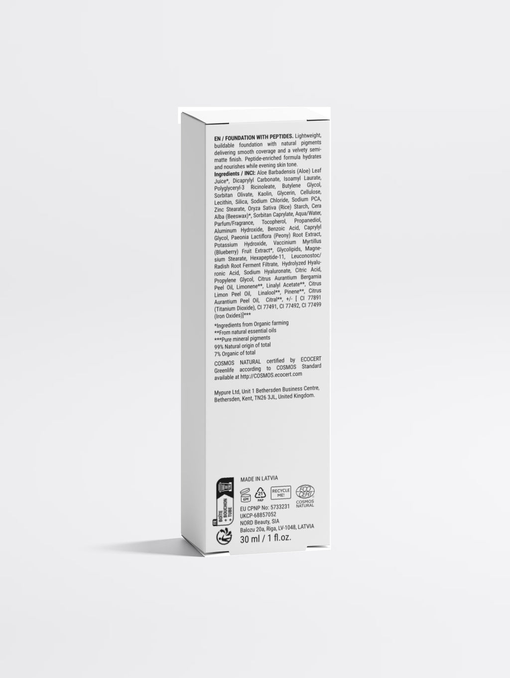 Fondotinta ai peptidi - 25 Medium Warm